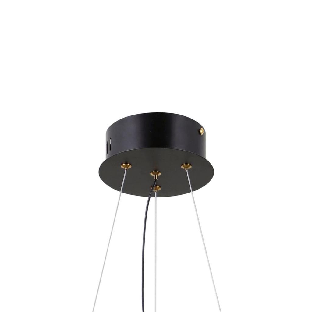 Lampa wisząca LED 30W MONTIELA PND-34374-6-BK Italux