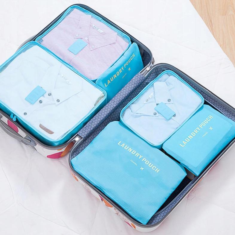 Travel Cosmetic Bag Cosmetic Case Organizer Set of 6 Women's Large