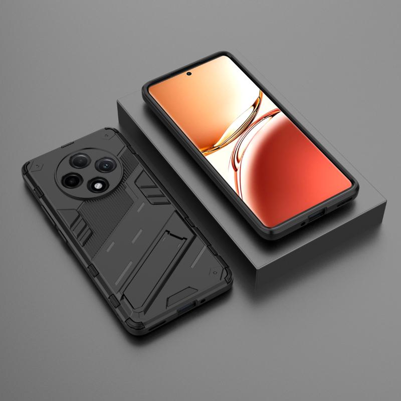 For OPPO F27 Pro Plus 5G Case Back Cover Shockproof Armor Case Anti-Fall Protect Kickstand Funda Coque Cases