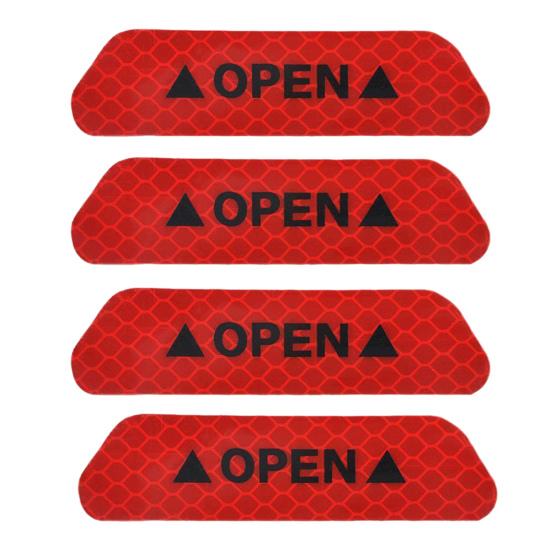 

Легкие автомобильные отражающие наклейки многофункциональные без запаха водонепроницаемые красный