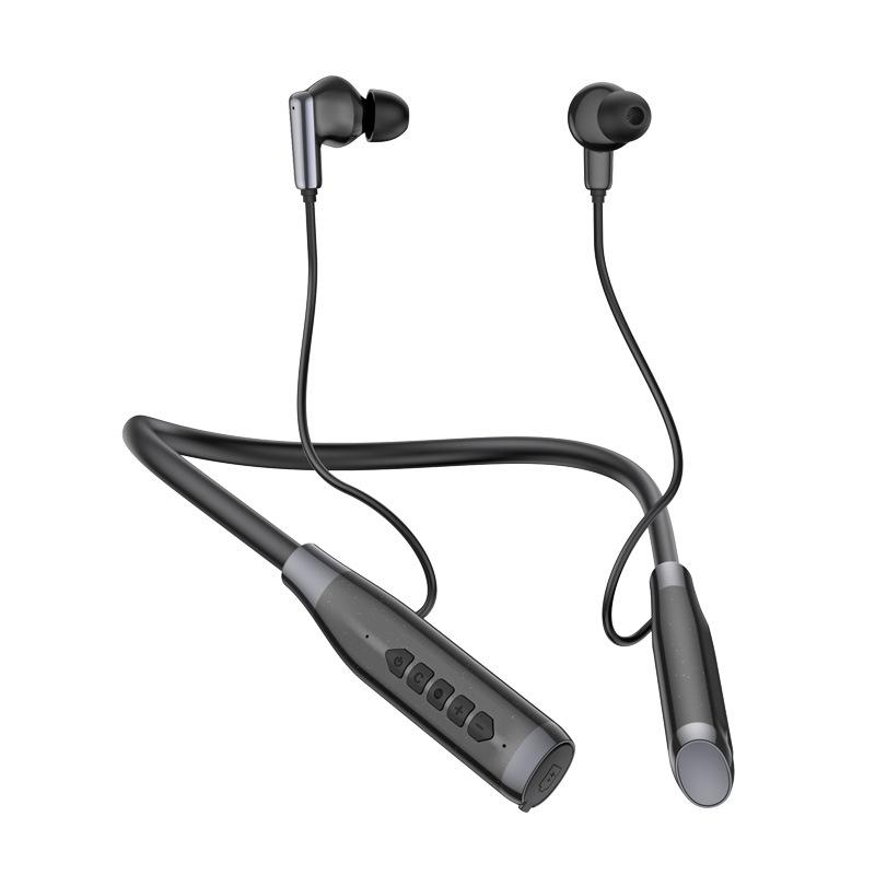 

Новая беспроводная спортивная Bluetooth-гарнитура с функцией активного шумоподавления ANC с креплением на шее и сверхдолгим сроком службы чёрный