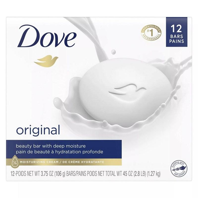 Dove Original Deep Moisture Beauty Bar, 106g, 12 Pcs