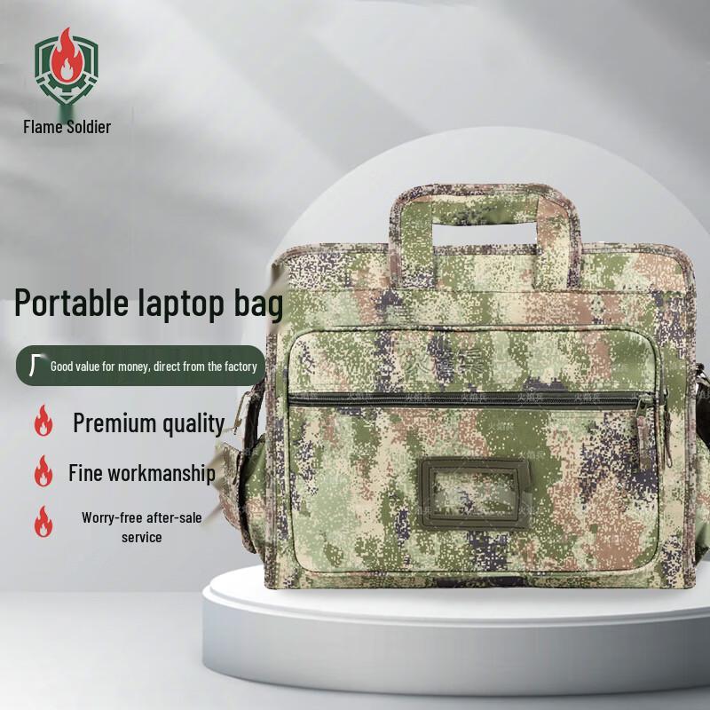 Flame Soldier Tactical Camouflage Laptop Handbag