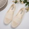 Fashion 2025 Summer  Cross-border Foreign Trade Daily Casual Shoes Breathable and Comfortable Women's Flat-soled Slip-on Low-top Shoes
