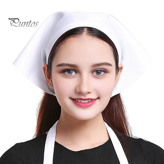 

Треугольный платок для женщин, бандана для волос, платок для официантов, для кухни, ресторана, шеф-повара, пекарей, бариста, уборщиков