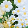 Large Daisy Foil Balloons White Sunflower Inflatable Balloon Baby Shower Wedding Party Decoration Supplies Globos Kids Gifts Toy