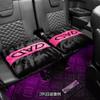 Fluffy DAD Garson GARSON SEAT Car Seat Car Passenger Rear Soft and Warm for Winter and Cold Driving D.A.D Cushion, Black/Pink (1 piece) HA727-02-01,