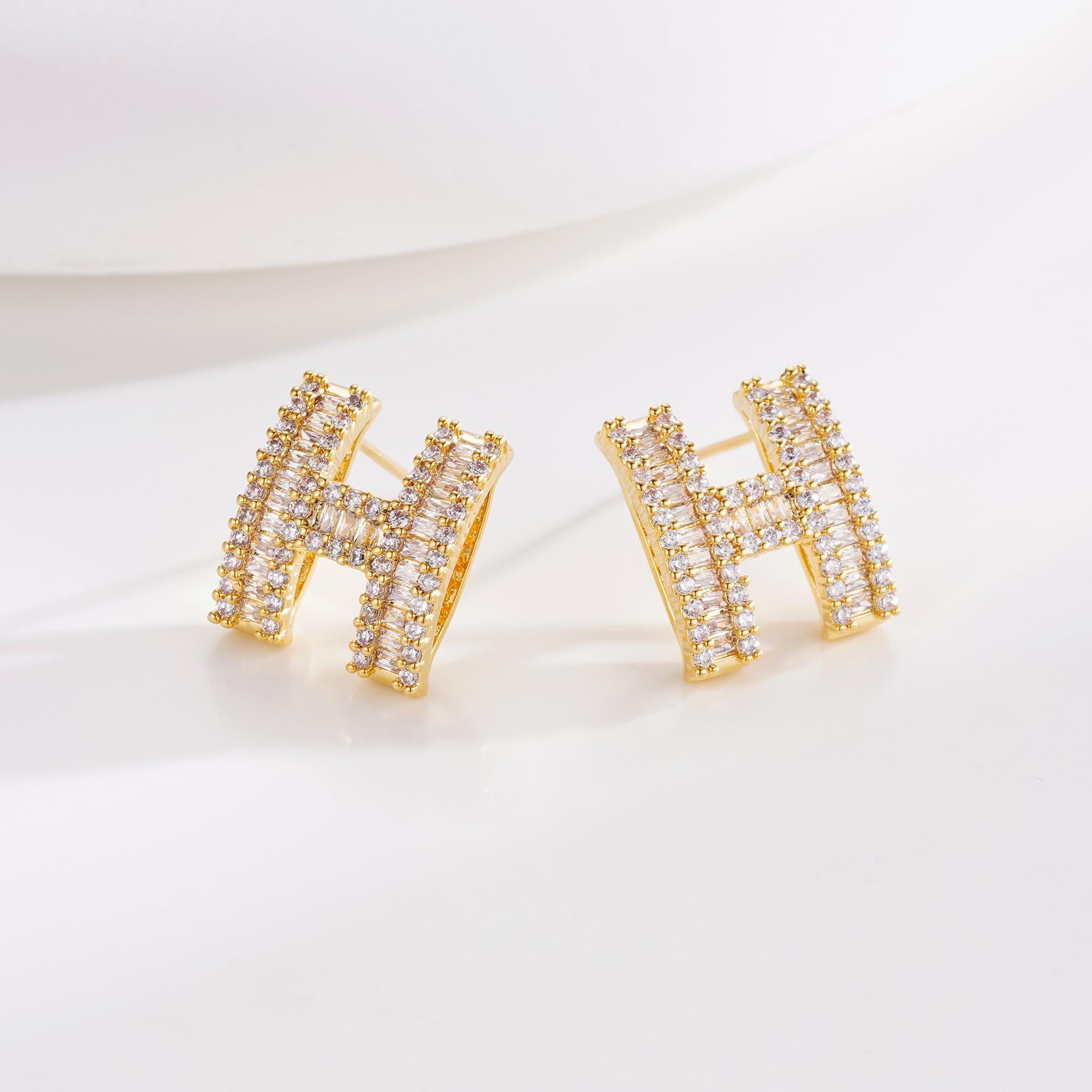 

Роскошные серебряные серьги ко Дню святого Валентина с инкрустацией из медно-золотого циркония