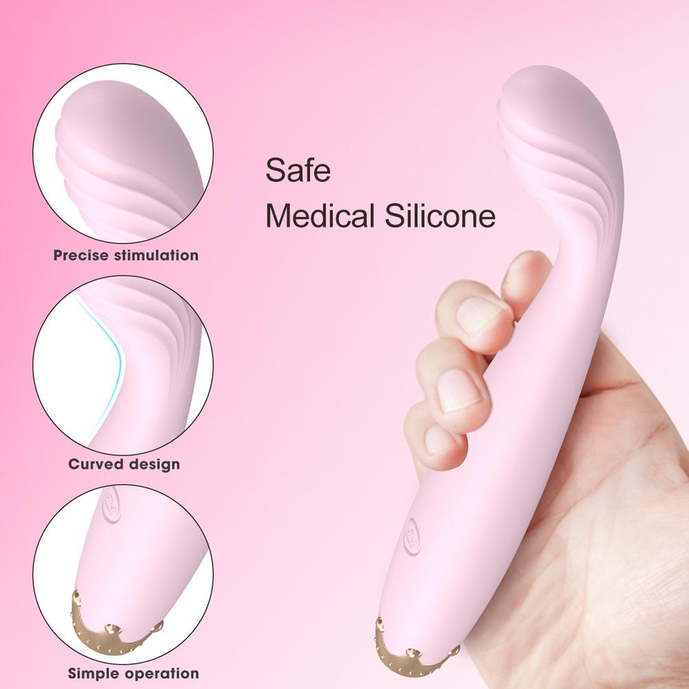 10 Modes Female Masturbator Long and Thin Vibrators for Women Massager G Spot Vibrator Sex Toy for Women Clitoris Stimulation