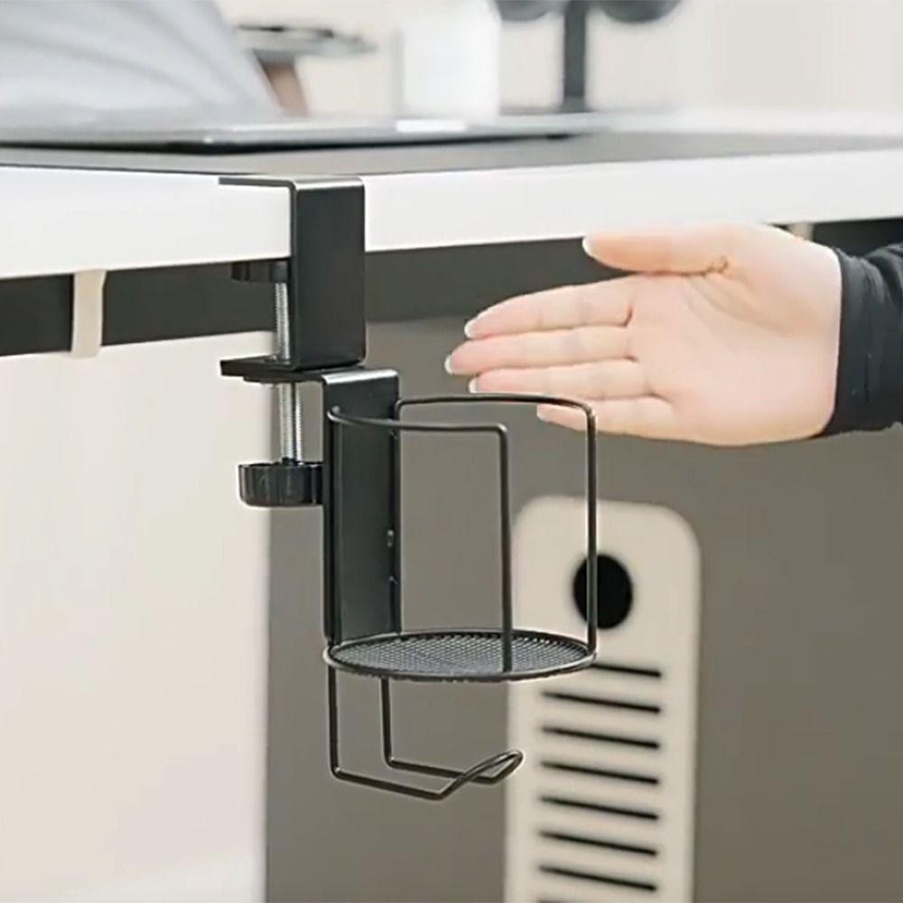 Waterproof Rotating Desk Cup Holder 2 In 1 Mug Floating Shelves  Office Accessories