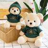 Cute Sweatshirt Teddy Bear Plush Toys Little Doll Rag Doll Hug Bear Small Trunk Doll Girl Gift