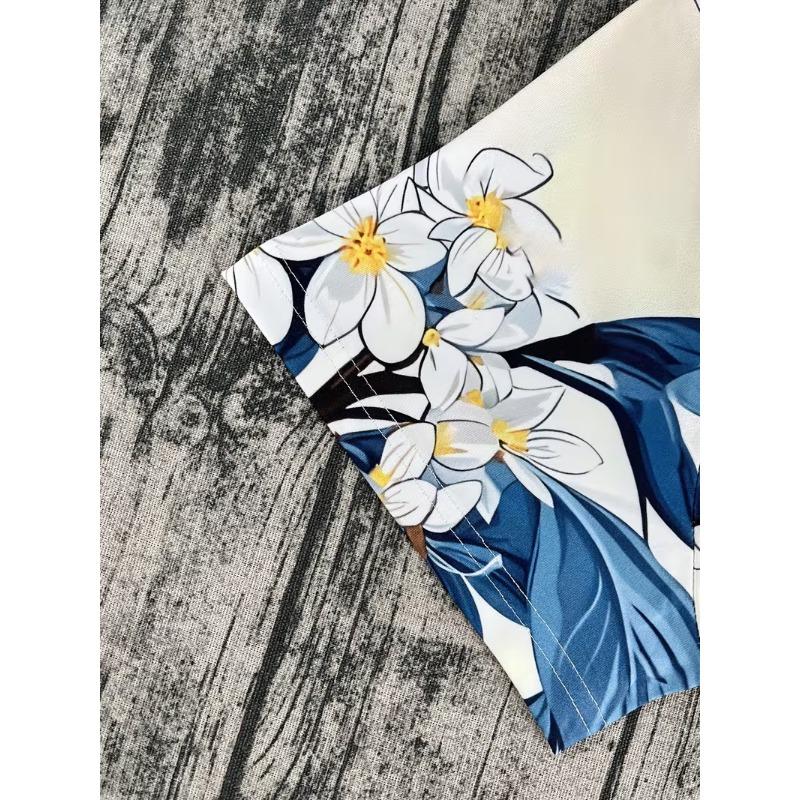 Women's Summer Lemon Tree Short Sleeved 3D Digital Printing Fresh Full Printed Short Sleeved T-shirt for Spring and Summer