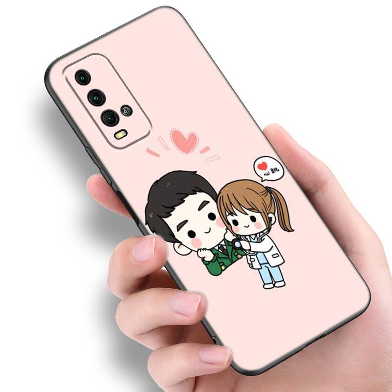 Cartoon Medizin Arzt Krankenschwester Handyhülle Für Xiaomi Redmi Note 5 6 9T K20 K40 K50 Pro 7A 8A 9A 9C 9i 10A 10C A1 S2 Schwarze Hülle