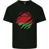 Torn Malawi Flag Malawian Day Football Kids T-Shirt Childrens