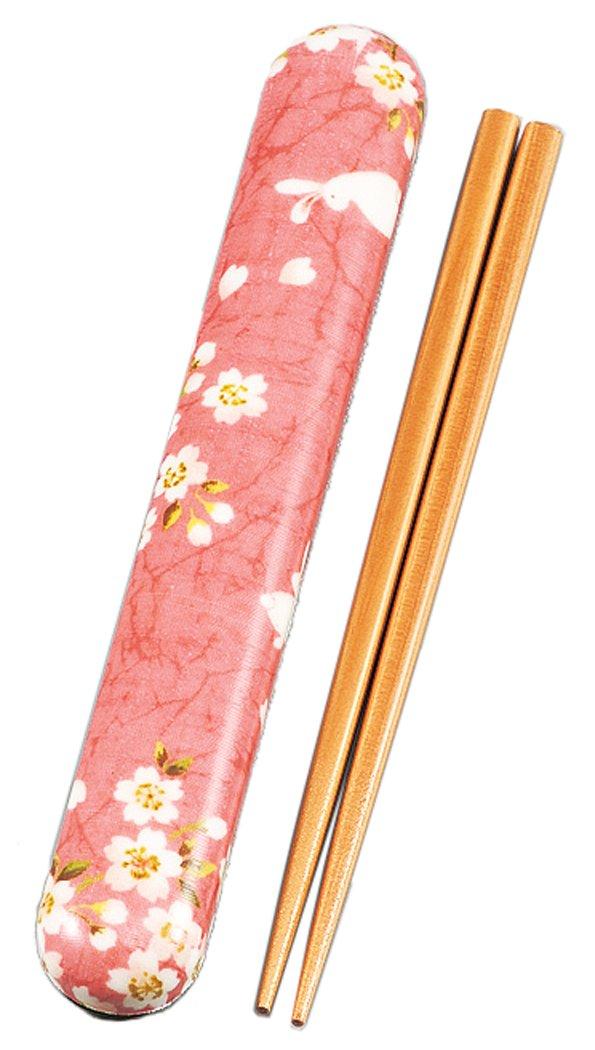 

Tatsumiya Sakura Rabbit Chopstick Box W19 D3 33070 18.0cm Cloth-Covered Set, Pink, Size Approx. H2.6 розовый