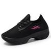 Fashion Woman Platform Mesh Jazz Shoes Ladies Modern Soft Outsole Dance Sneakers Breathable Lightweight Dancing Fitness Shoes
