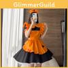 Magic Girl Role Play Dress With Pumpkin Theme For Halloween Party