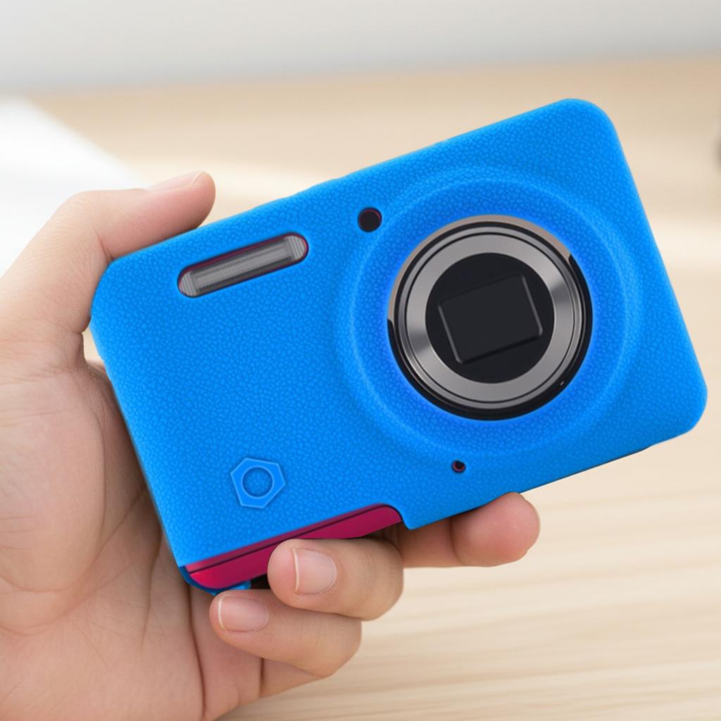 Easy Hood Case for Kodak PIXPRO FZ45/FZ55 Digital Camera Soft Silicone Camera Case w/Lanyard Lightweight Protective Cover Sleeve