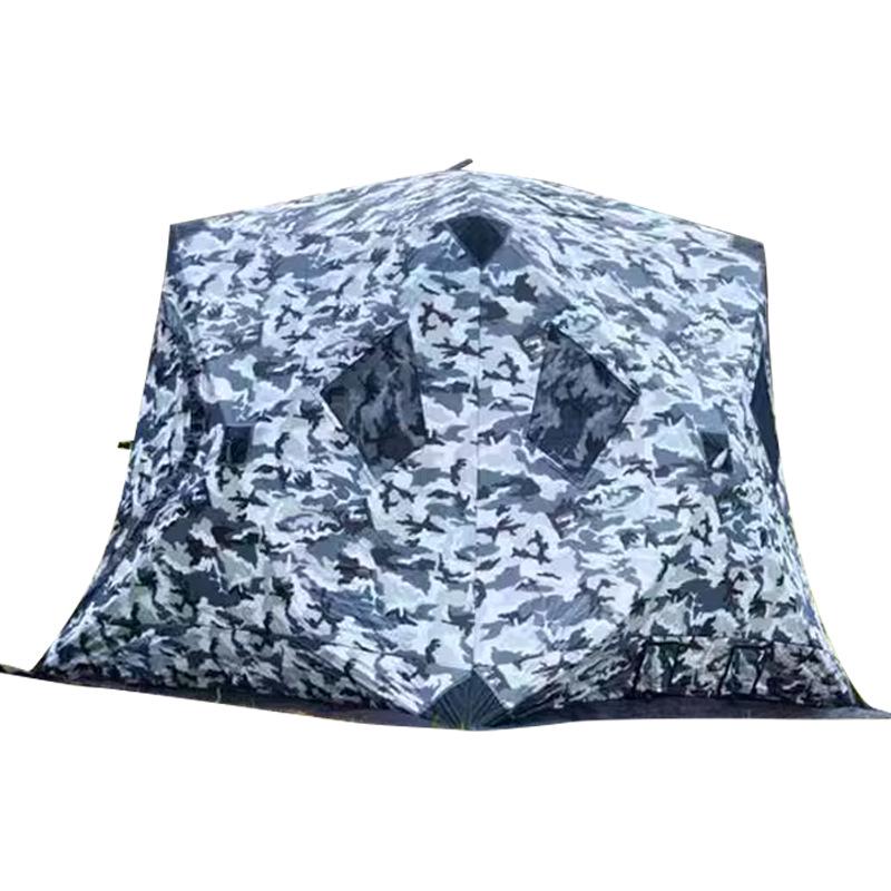 Windproof Cotton Winter Fishing Tent - Thickened for Cold Protection