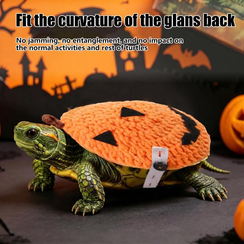 Photo Display Tortoises Shell Outfit with Knitted Apparel Costume, Side Fastening, and Indoor Styling for Presentation Use