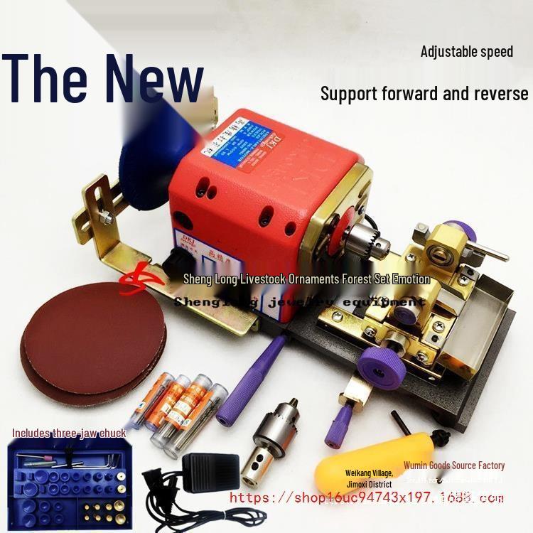 Pearl Punching Machine: Mini Jade Beads DIY Drill for Home & Craft Use