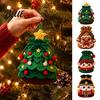 Handmade Christmas Decoration DIY Crochet Gift Bag Material Kit for Beginners Knitted Educational Knitting Project Bag