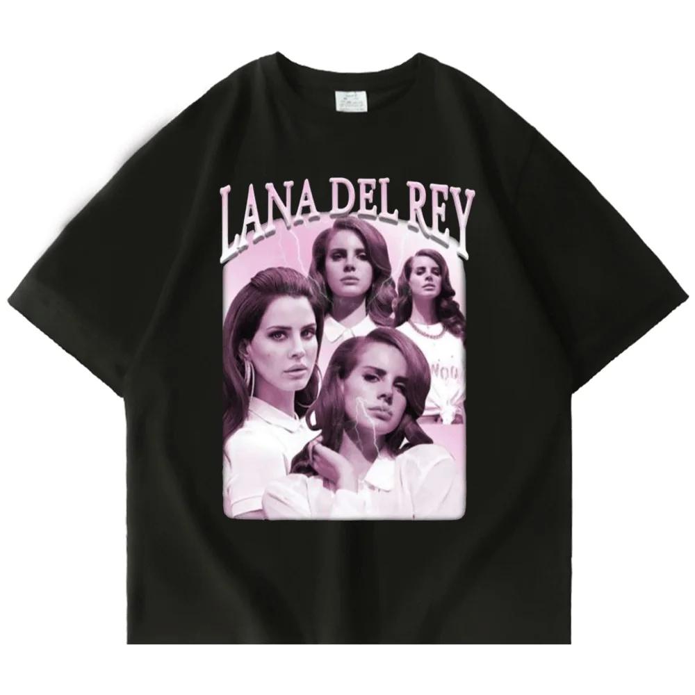 Unisex New Lana Del Rey Ldr Graphic Print T Shirt Fashion Streetwear Short Sleeve Casual Crew Neck Plus Size T Shirt Women 62477