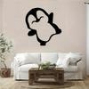 Penguin Metal Wall Art Iron Decor for Nursery Youth Room