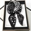 Fashion Print Silk Hairbands Scarf Women  Spring New Elagant Floral Bandana Neck Kerchief Head Bands Foulard Female Scarfs