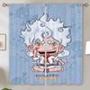 One Piece Pink Curtains House Room Modern Curtains Ready Shower Curtain for Children's Room Modern Home Decoration Shades Blinds
