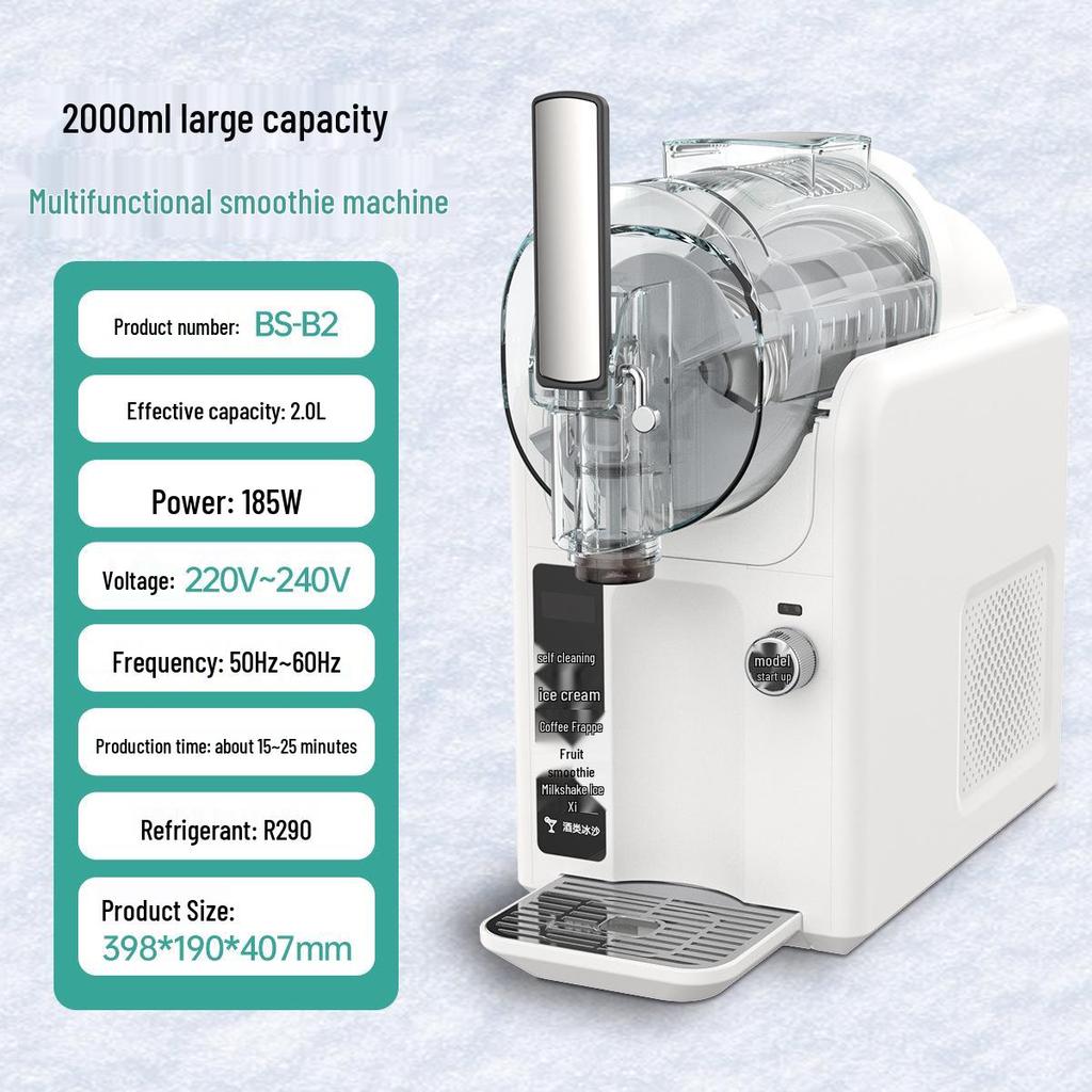 Automatic Ice & Drink Maker: Snow Melter - Commercial Ice Cream, Milkshake, Smoothie, & Slush Machine