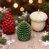 3D Pine Cone Silicone Candle Mold DIY Christmas Pinecone Aromatherapy Plaster Candle Making Mold Acorn Cone Handmade Home Decor