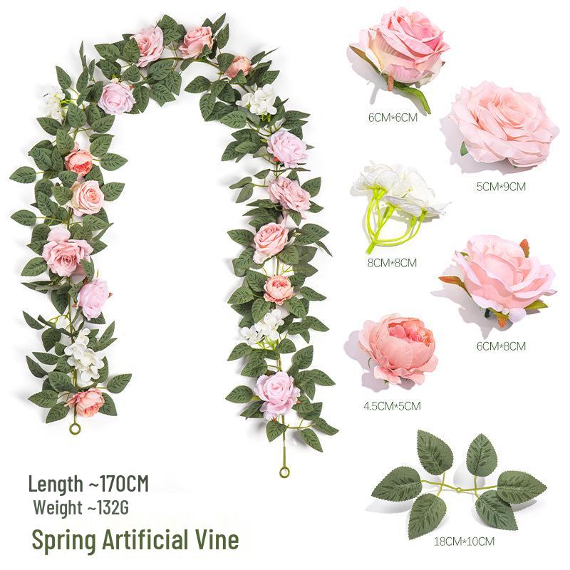 Rose Vine Arch Doorway Decoration for Weddings & Outdoor Events