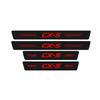 4PC Car Scuff Plate Door Threshold Sill Stickers For Mazda CX-5 CX5 KE KF 2021 2020 2019 2018 2017 2016 - 2012 Auto Logo Covers sqmhc03
