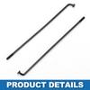A ABSOPRO Bicycle Spokes 14G 97MM Mountain Bike Spokes Steel