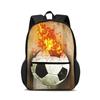 Zaino da calcio, borsa per computer, stile sportivo, stampa di calcio giovanile, miglior partner per studenti maschi e femmine che vanno a scuola