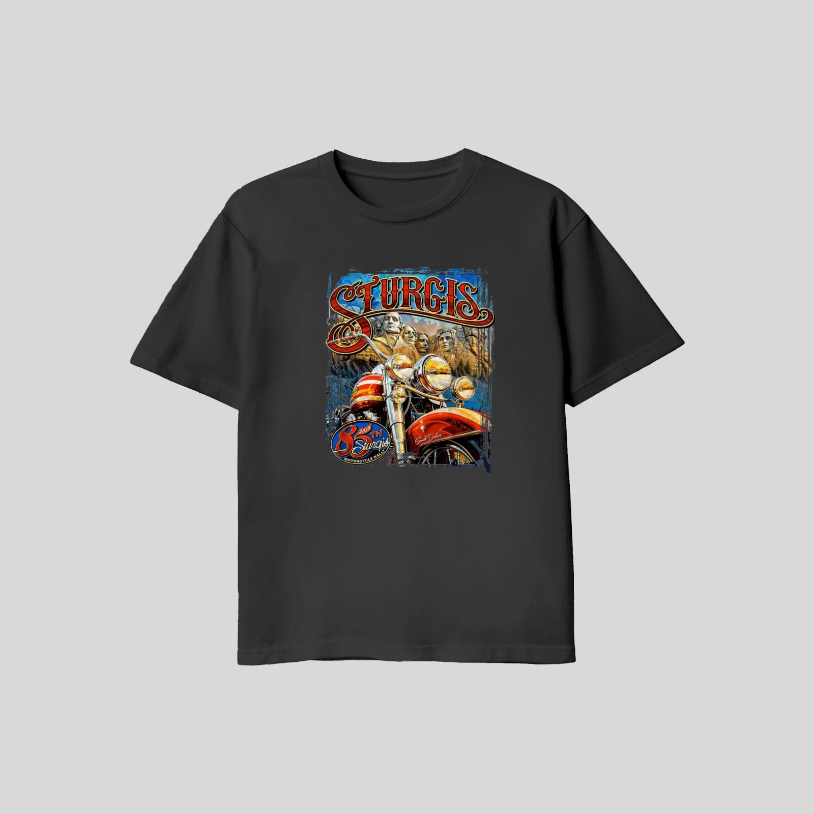 Unisex Adult Casual Graphic 85th 2025 Sturgis Harley Motorcycle Ral... XXXL