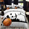 Basketball Duvet Cover King/Queen Size,sports Game Collections Bedding Set for Kids Teens Boys,athlete Bedroom Decor Quilt Cover