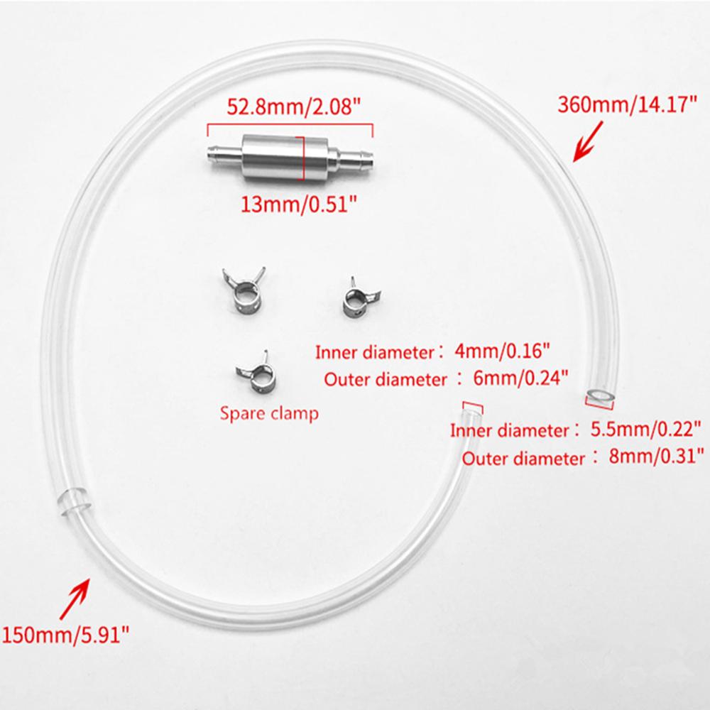 1 x Motorcycle Clutch Brake Bleeder Hose One Way Valve Tube Bleeding Tool Kit
