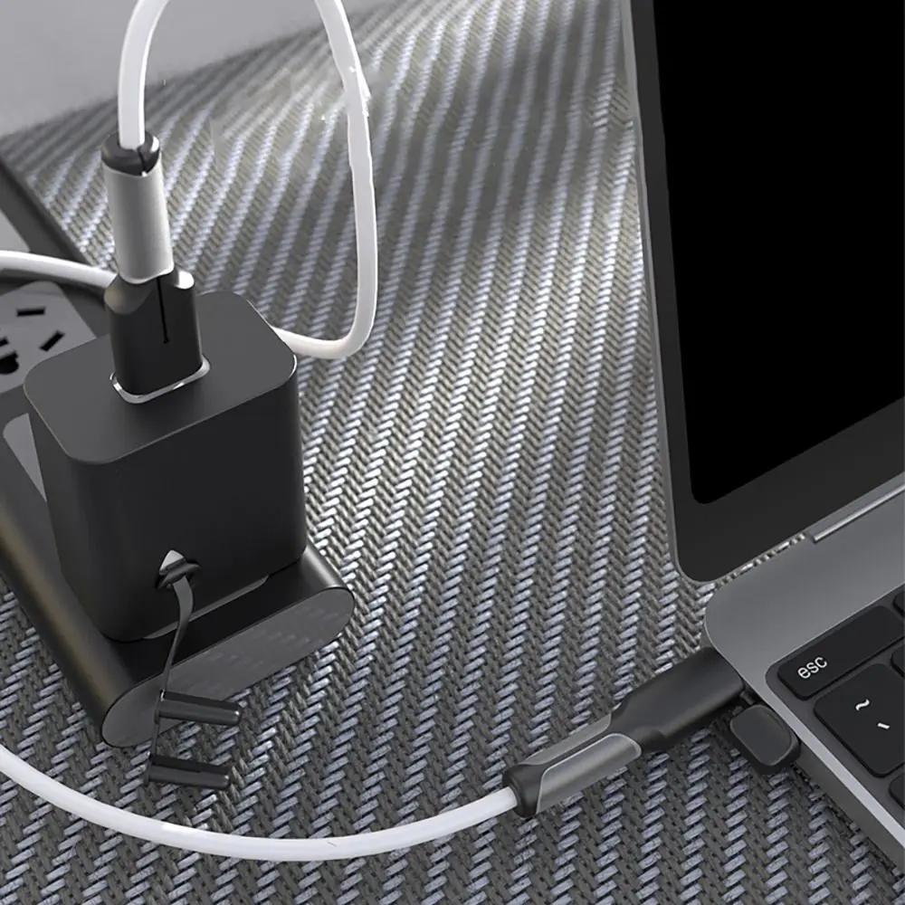 Soft Silicone Cable Protector Dustproof Cover Cord Saver Type C Charger Data Line Charger Cable Protective Cap