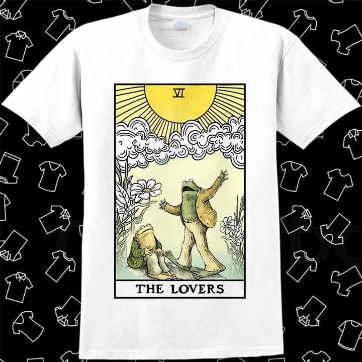 Frog & Toad The Lovers Tarot Card T Shirt Gift For Womens Mens Unisex Top 875 M