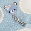Small pet cat leash chest back, leash walking cat walking dog pet small dog teddy vest chest back