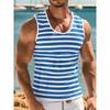 Summer Daily Casual Men's Sleeveless T-shirt Hawaiian Men's Tank Top Street Fashion Men's Tank Top