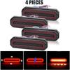 Motorcycle 3 In 1 LED Brake Tail Light DRL Sequential Turn Signal Lamp for Cafe Racer Moto ATV UTV UTE Truck Trailer RV 12V 24V