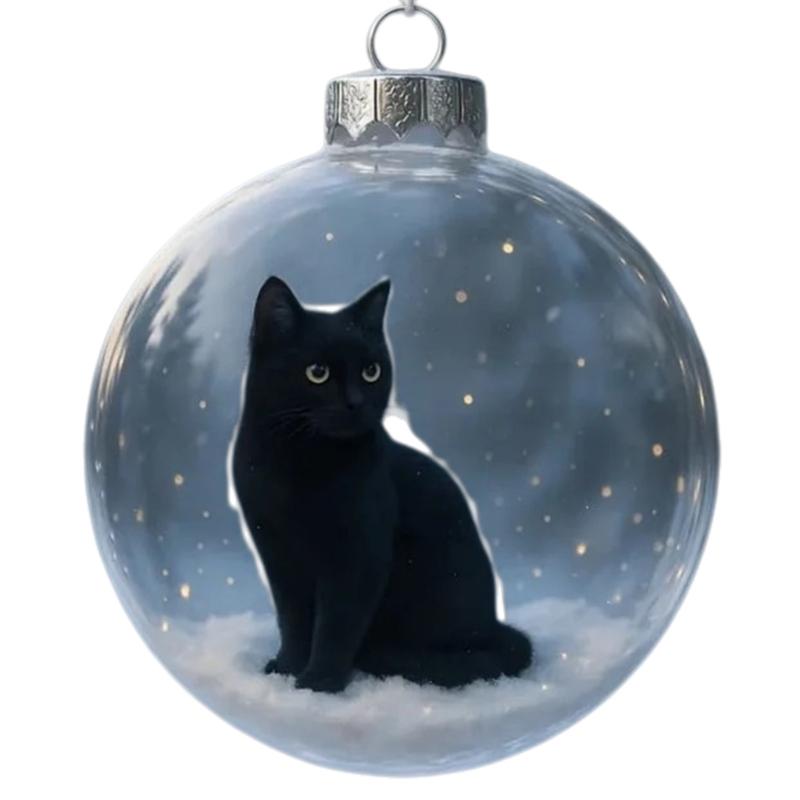 Christmas Balls Elegant Christmas Tree Hanging Animal Ornament for Holiday Celebration and Seasonal Home Accent