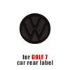 T23-Chrome Car Front Radiator Grille Replacement Emblem Rear Trunk Lid Badge Auto For Volkswagen Golf 7 7.5 Golf 8 Passat Polo 2021