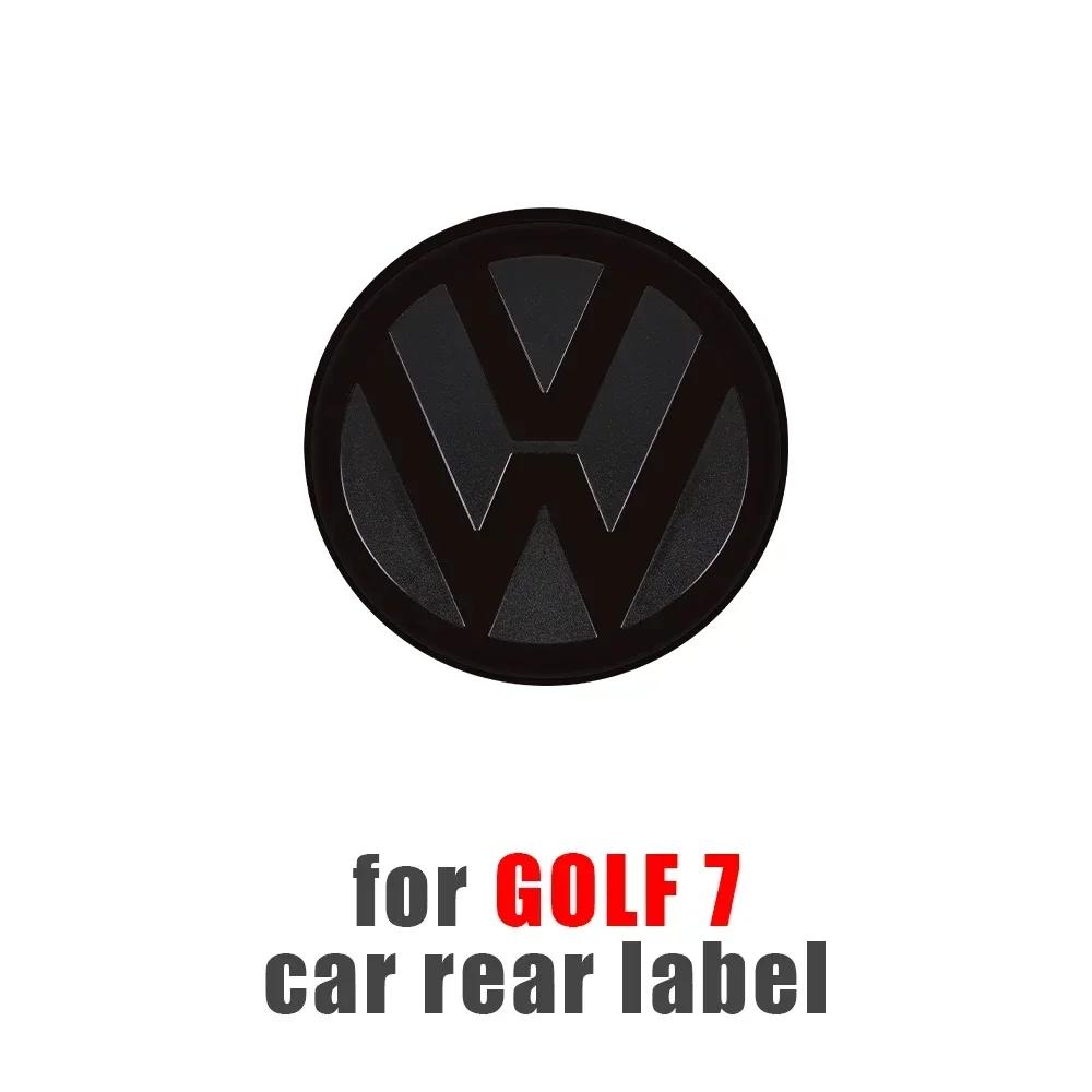 T23-Chrome Car Front Radiator Grille Replacement Emblem Rear Trunk Lid Badge Auto For Volkswagen Golf 7 7.5 Golf 8 Passat Polo 2021