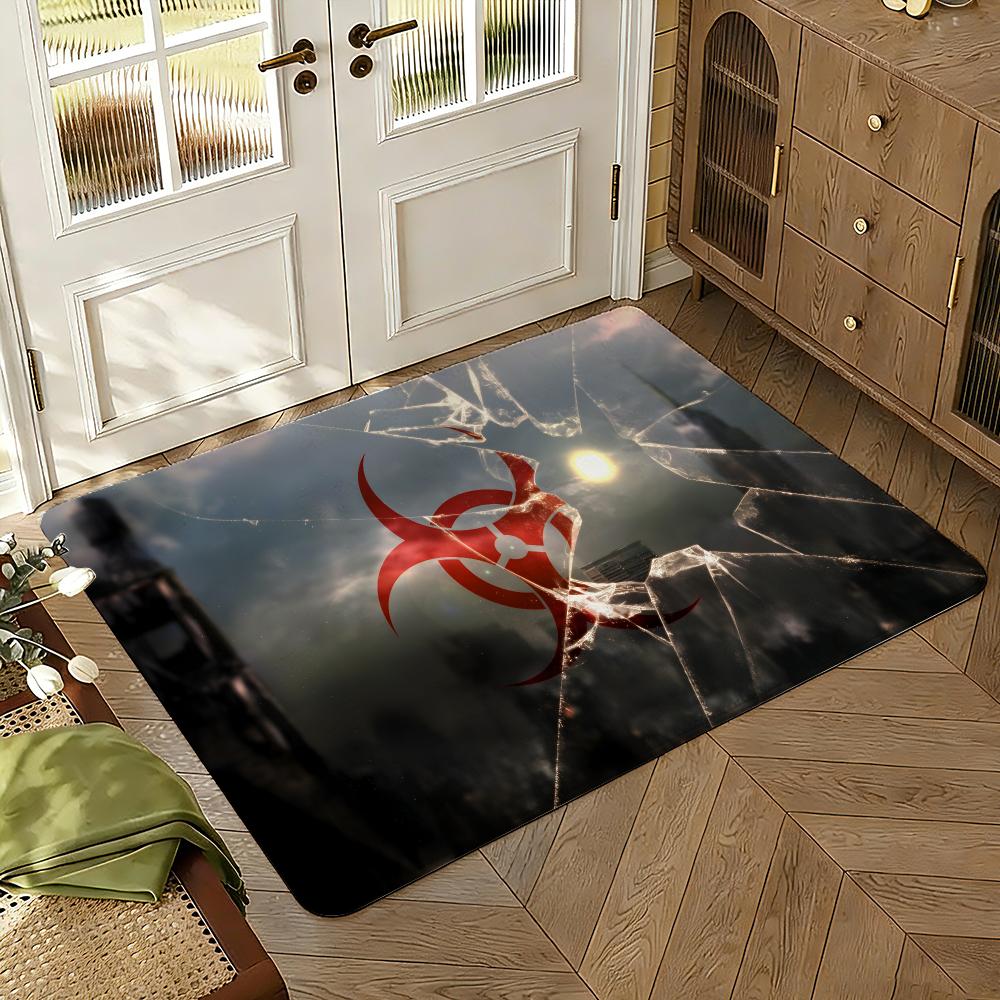 28 Later Days Floor Mat Soft Thickened Absorbent Non-Slip Bedroom Living Room Door Mat Home Decor Flannel Rugs