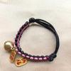 Pet Collar: Hand-Woven Red Rope Necklace with Longevity Lock for Cats and Dogs - Attracts Wealth and Fortune