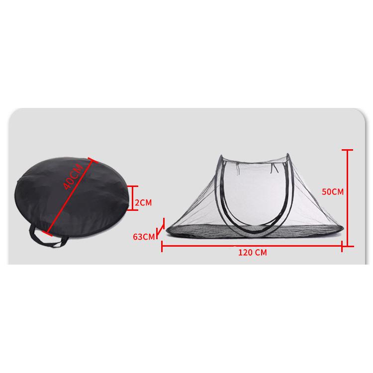 Pop Up Foldable Pet Mesh Tent, Portable Breathable Anti-Mosquito Playpen for Cats & Small Dogs